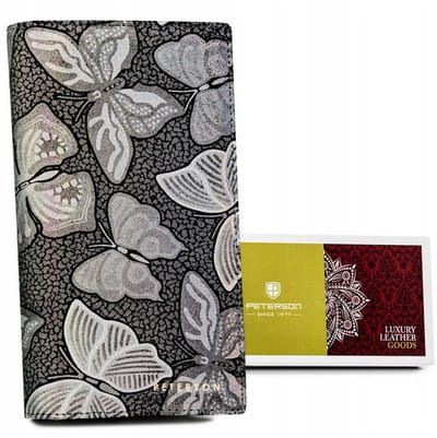 Peterson PTN 421431-ONBF - Dames Portemonnee - Leer - RFID-beveiliging - Geschenkverpakking