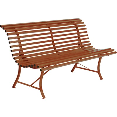 Fermob LOUISIANE bank - 150 x 80 x 72 cm - E2 gekonfijte sinaasappel