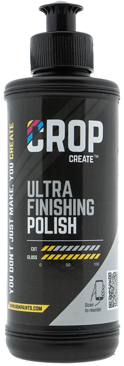 CROP Ultra Finishing Polish - 250 ml - Anti Hologram Polijstpasta voor Auto - Verwijdert Krassen en Swirls - Hoogglans Afwerking - Professioneel Polijstmiddel