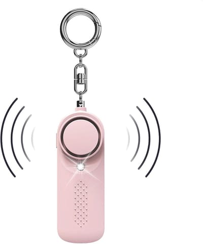 Veiligheidsalarm Sleutelhanger - Persoonlijk Alarm - Noodsituaties Oplossen - 130 DB Sirene - 103 cm Lengte - Roze