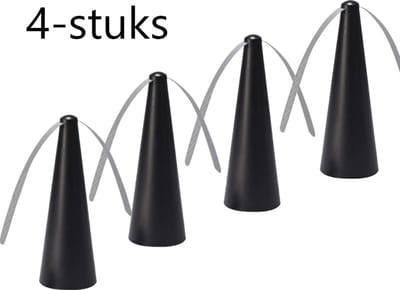 Vliegenverjager voor op tafel 4 stuks - vliegenvanger vliegenlamp - vliegenmepper fly fan - PREMIUM QUALITY
