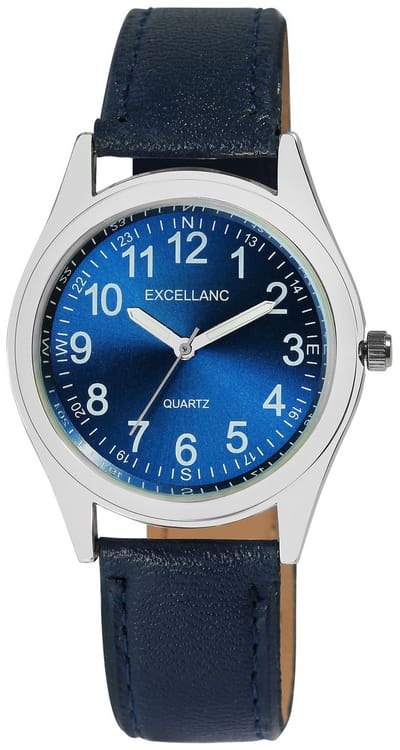EXCELLANC Herenhorloge Imitatieleer Mineralglas