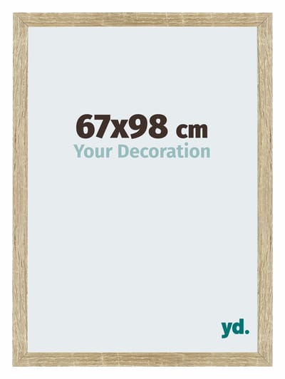Your Decoration - Puzzellijst 67x98 cm - Sonoma Eiken - Puzzellijst 1500-2000 stukjes - MDF Fotolijst - Mura