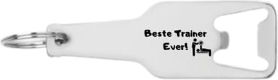 Akyol - beste trainer ever flesopener - Trainer - trainer - verjaardag cadeau – familie – liefde – geschenk – lifestyle – voor familie – cadeau – kado – love gift - 105 x 25mm