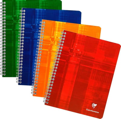 Spiral Notebook - Schrijfblok Notitieboek - Studeren Schrijven - Luxe Papier 90g/m² - A5 formaat - Willekeurige Kleur