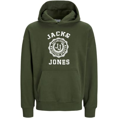 Jack & Jones - Heren Hoodies Victo Sweat Hood - Groen - Maat S