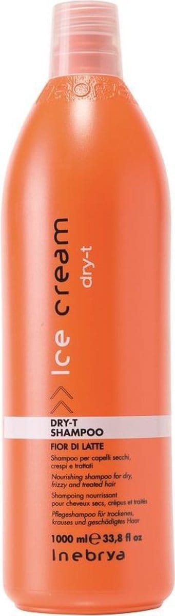 Inebrya - Ice Cream Dry-T Shampoo Moisturizing Shampoo For Dry And Damaged Hair From Silk Proteins