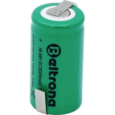 Beltrona SC3000 Speciale oplaadbare batterij Sub-C Z-soldeerlip NiMH 1.2 V 3000 mAh 1 stuk(s)