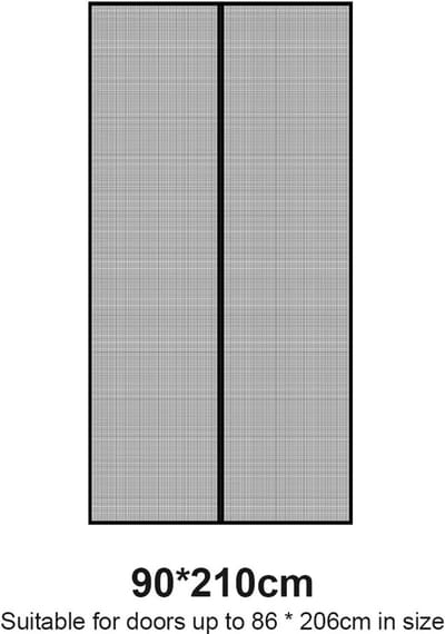 Seth Select Anti Muggen Gordijn – Magnetisch Deurgordijn – Houdt Insecten Buiten – Automatisch Sluitend - 90x210cm