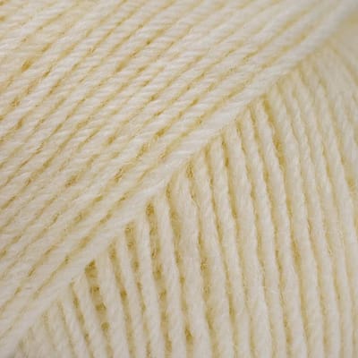 Brei-Haakgaren Luca-s – WoolenWalk Merino - 01 - Off White - Gebroken Wit - bol van 50 gram
