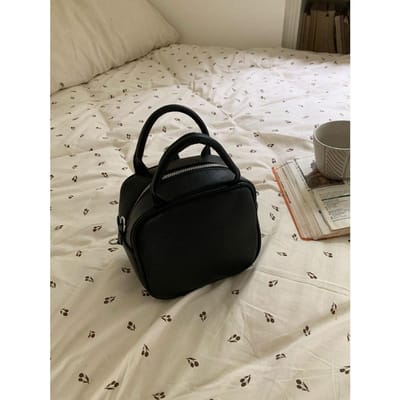 Lente Nieuw Lychee Patroon Veelzijdige Kleine Vierkante Tas Multifunctionele Eén-schouder Crossbody Hand-gedragen Rugzak voor Vrouwen