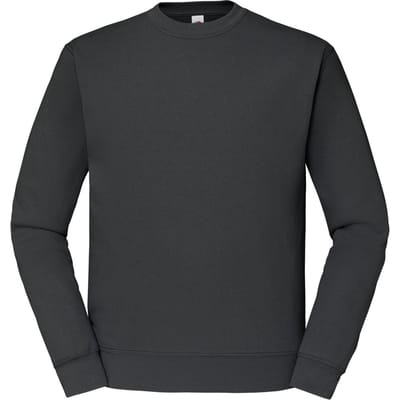 Fruit of the Loom Heren Klassiek Ingelegd Sweatshirt (Licht Grafiet)