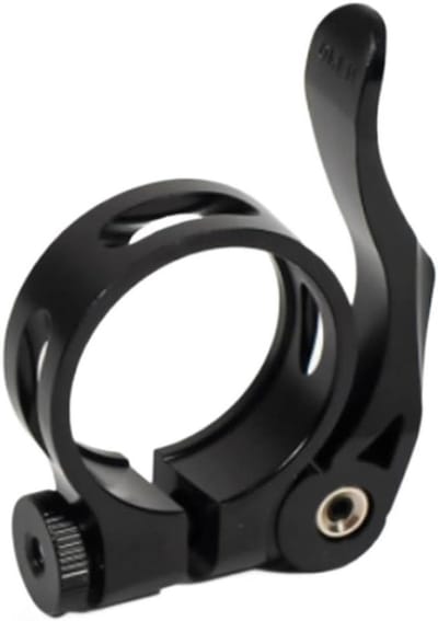 Zadelpenklem - Zadelklem Fiets - Zadelhoogte Verstellen - Quick Release Hefboom - 318/349 mm - Zwart