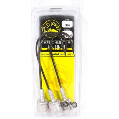 Tackle Tactics TT Head Hunter Extreme Tête plombée 3/4 oz 8/0 XH 3/paquet (1906)