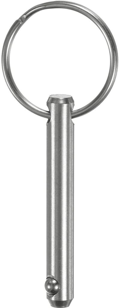 Quick Release Pins 6 mm Diameter en 32 mm Lengte voor Bimini Constructie en Boten - RVS 304, Duurzaam en Betrouwbaar