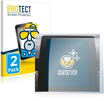 BROTECT - Screenprotector voor Renault Zoe 2020 Easy Link 9.3" - Folie Beschermfolie matte 2 Stuks