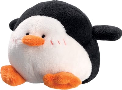 Maped pluche schoolbordspons 'Pinguïn', zwart/wit