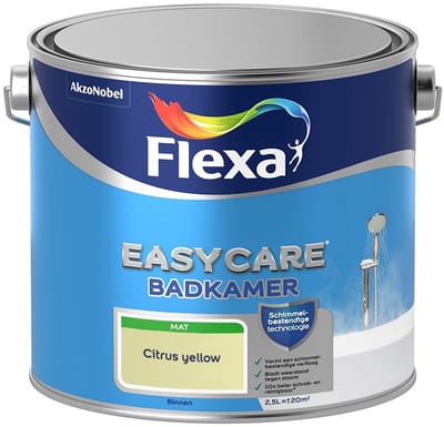 Flexa - Easycare Badkamer - Citrus Yellow - Mengverf - 2,5 L