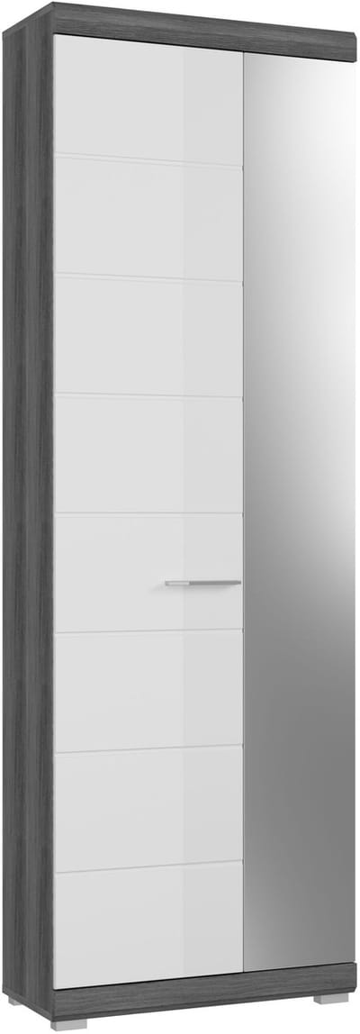 xonox.home Garderobekast Scout, imitatie rookzilver, 62x197x37 cm