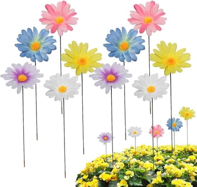 Tuin Decoratie - Bloemen Stekels - Buiten Opfleuren - Waterdicht Ontwerp - 20 Stuks - Veelkleurig