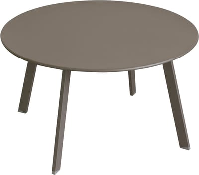 Hesperide Bijzettafel - Buiten - Tafel - 70X39.5cm - Rond - Salontafel - Staal - Buitentafel - Tuintafel - Bruin - SAONA