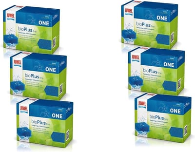 Juwel Bioplus Fine One - Filtermateriaal - 6 x Blauw 2 stuks