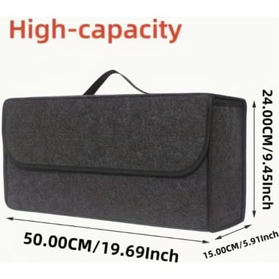Opvouwbare kofferbak opbergtas: Draagbare organizer voor grensoverschrijdende bezorging 50*24*15CM