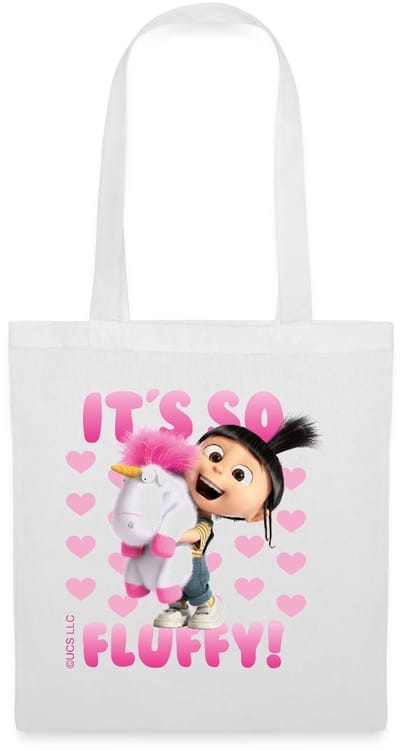 Minions Agnes It's So Fluffy Pink Tas Van Stof Schoudertas