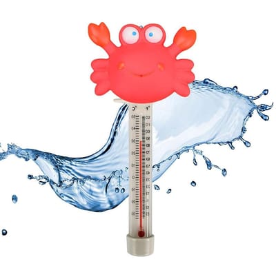 Zwembad Thermometer, Cartoon Dieren Temperatuuraanduiding Met Touw, Drijvend Meetaccessoire Voor Water Aquarium Douche Spa Binnenhuis Meer Zwembad Kinderen Gezin