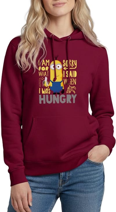 Minions Kevin Honger Banaan Hoodie Dames