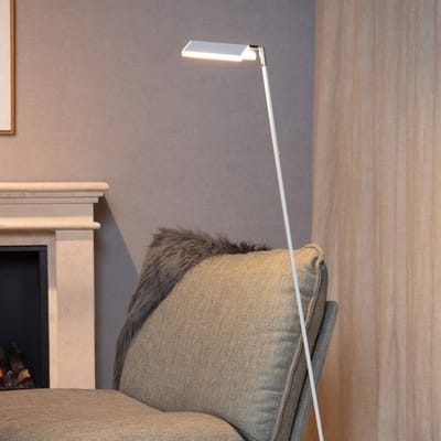 Lucide AARON - Leeslamp - LED Dimbaar - CCT - 1x12W 2700K/4000K - Wit