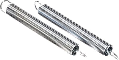 Trekveren Set - Dubbele Haken - Ophangen Spannen - Gegalvaniseerd Staal - 75 mm Lengte - Grijs