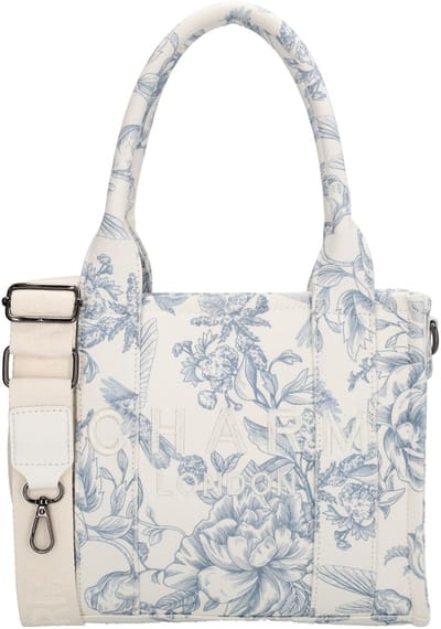 Charm London Bond Handtas - Schoudertas - Crossbody - Denim - Spijkerstof - Floral Romance