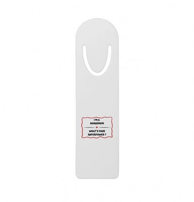 Hacebo® - I'm a bonusmom what's your superpower? metalen boekenlegger - Mama - super bonusmoeder - Moeder cadeautjes - moederdag - verjaardag - geschenk - kado Bladwijzer boekenleggers - 12.7 cm x 3.2cm