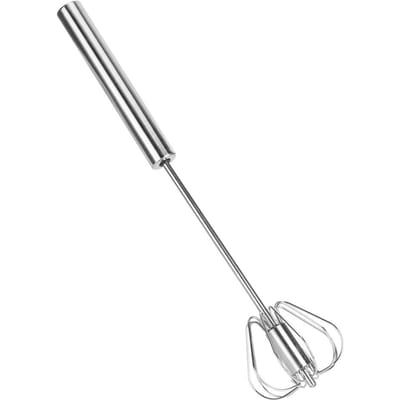 Batteur à œufs semi-automatique en acier inoxydable, mixeur, mousseur à lait, ustensiles de cuisine K3328#B (M)