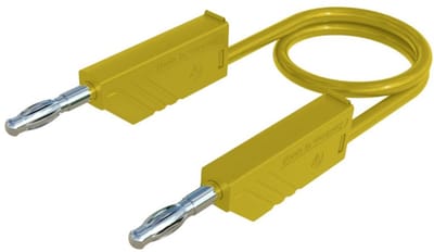 Hirschmann Test & Measurement CO MLN 100/1 Meetsnoer Banaanstekker 4 mm Banaanstekker 4 mm 1.00 m Geel 1 stuk(s)