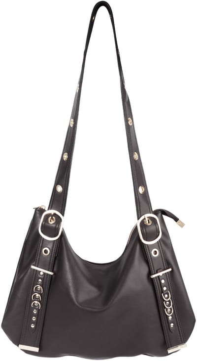 Schoudertas Dames Zwart - Effen Kleur - Basis Handtas