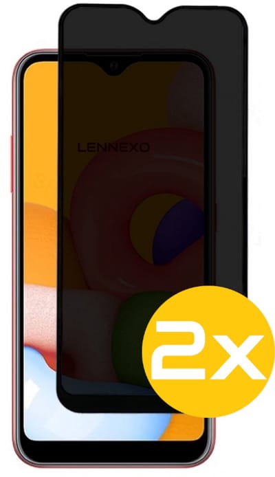 Privacy Screenprotector Geschikt Voor Samsung A13 - Volledige Beschermglas - 2 Stuks
