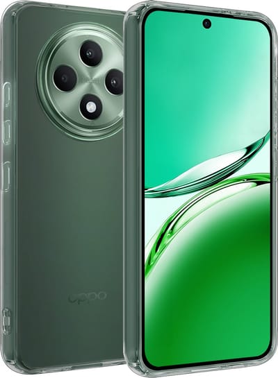 Hoesje Geschikt voor Oppo Reno 12 F - Sterk & Shockproof - Hoes Cover - Siliconen Case - Transparant