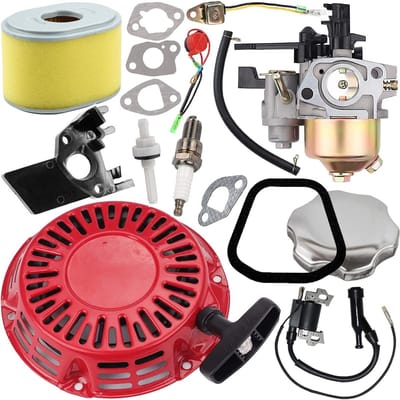 Dailygoods - Carburetor Kit - Honda GX160 - Inclusief Startmechanisme - 212cc Motor - Voorziet in luchtfilter - Perfect voor reparatie en onderhoud -...