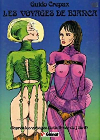 Les voyages de bianca – Guido Crepax (Franstalig) [Erotiek 18+] {stripboek, stripboeken nederlands. stripboeken volwassenen, strip, strips}