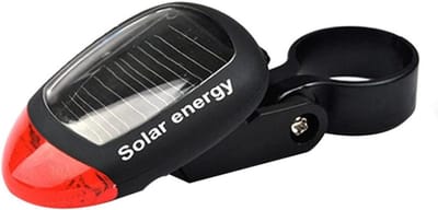 Zonne-energie Fietsachterlicht met Waarschuwingslichten