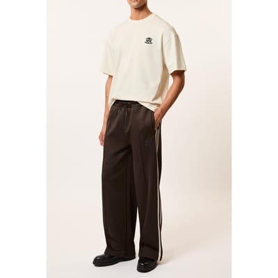 Reiss Drawstring Wide Leg Joggers Brown Size: XS | Sweatpants Outlet | Heren | Bruin