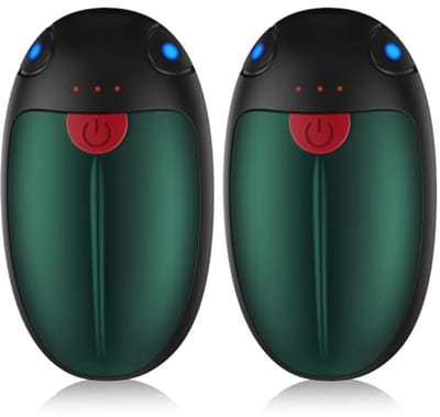 Oplaadbare Handwarmers 2-Pack - Elektrische Handwarmers met 6000 mAh en 3 Temperatuurniveaus voor Buitensporten