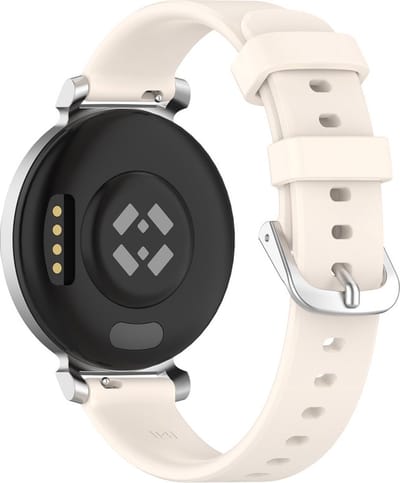 Siliconen bandje - geschikt voor Garmin Lily 2 / Lily 2 Active - cremekleurig
