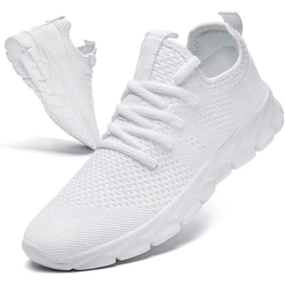 Chaussures Légères Décontractées pour Hommes Antidérapantes Confortables Respirantes Baskets Chaussures de Course d'Extérieur pour Hommes Pointure Push Chaussures en Maille 42