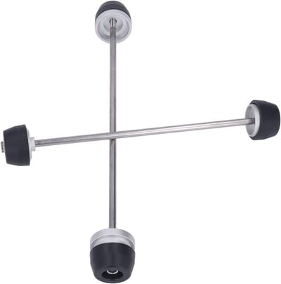 Vooras Slider - Asbescherming Valbeveiliging - Motorfiets Bescherming - Roestvrij Staal - Set van 2 - Zilver