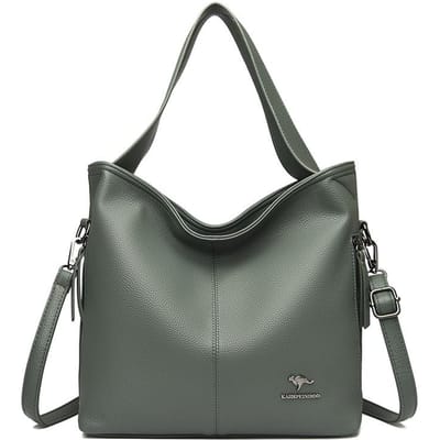 Nieuwe Crossbody Tas voor Dames Schoudertas voor Dames Grote Capaciteit Emmer Tas voor Vrouwen van Middelbare Leeftijd gray