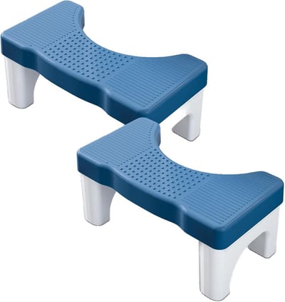 2-Pack Krukje voor Toilet voor Betere Stoelgang en Comfort - Voetensteun voor Volwassenen