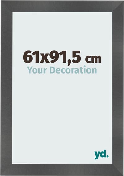 Your Decoration - Fotolijst 61x91,5 cm - MDF - Zwart Mat - Pisa